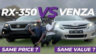 WHICH IS BETTER ? | Lexus RX350 VS Toyota Venza Comparison | Price | Resale Value | Features