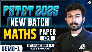 PSTET Exam Preparation 2025 New Batch Demo-1 Maths By Pardeep Sir