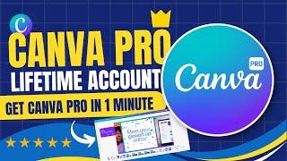 How To Get Canva Pro For Free (September Update) - Canva Free For Lifetime