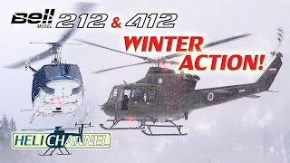 Bell 212 and Bell 412 Winter action!