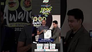 Mr Amar Ohri | Restaurateur Of The Year | Hybiz Food Awards 2023 | Hybiz tv