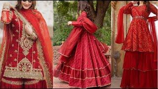 RED THEME COLLECTION FOR BARAT | FATIMA COLLECTIONS 2022
