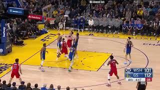 Deni Avdija POSTS UP Steph Curry and Gets the AND 1!