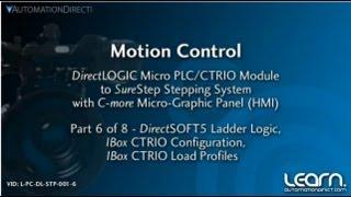 DirectLOGIC Motion Control Ladder Logic and IBox Instructions (6 of 8) from AutomationDirect