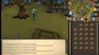 Justmindme | Runescape skiller vlog #3 30 Woodcuttig (commentary)