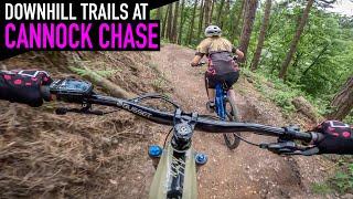 RIDING DOWNHILL TRAILS AT CANNOCK CHASE!!