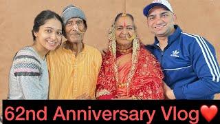 दिव्या ने दादी को दुल्हन की तरह किया तैयार Anniversary Vlog#anniversary #grandparents