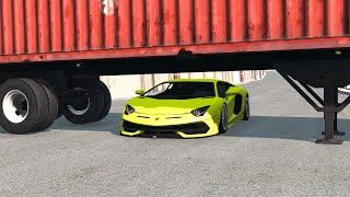 Cars vs Semi Trailer Trucks – BeamNG.Drive