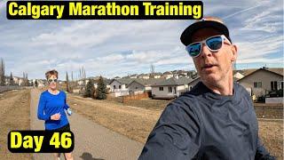 Calgary Marathon Training Vlog || Day 46 One brick at a time