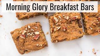 Morning Glory Breakfast Bars | Healthy Breakfast Ideas