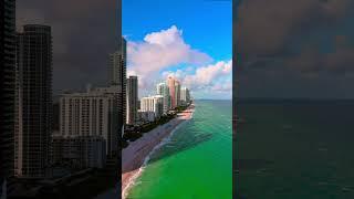 Miami, Florida, USA by Drone - 4K Video Ultra HD [HDR]