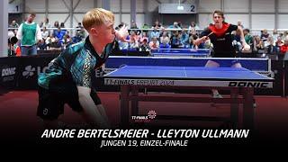 Andre Bertelsmeier - Lleyton Ullmann | Jungen 19, Einzel-Finale | TT-Finals 2024 Erfurt