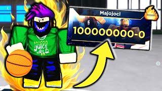 World Record 100,000,000 STREAK in Basketball Legends! (Roblox)