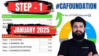 STEP 1 I CA Foundation January 2025 Attempt #ctcclasses #cafoundationjan2025