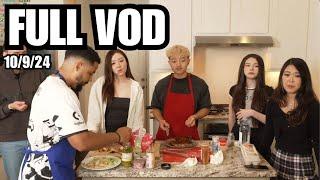 [2024-10-09] Cooking w/ Nmplol  Chilling w/ Mizkif, Alinity, Mari & More  Reuniting w/ FaZe 