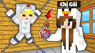 Tô Gà Thử Thách 24H Thoát Khỏi Chị Gái Siêu Quậy Trong Minecraft