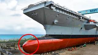 Life Inside the HULL of a MASSIVE US Aircraft Carrier?