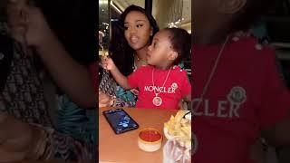 Cute moment with Chioma and Ifeanyi