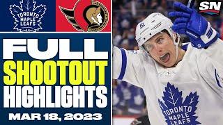 Toronto Maple Leafs at Ottawa Senators | FULL Shootout Highlights - March 18, 2023