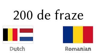 200 de fraze - Neerlandeză - Română