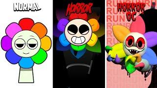 Incredibox Sprunki Dandy's World Normal Versions Vs Horror Versions Vs Horror OC Versions