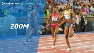 Shericka Jackson grabs shock meeting record in Rome 200m - Wanda Diamond League 2022