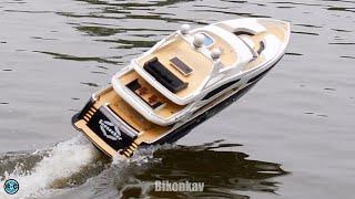 SUPER RC YACHT & SPEEDBOAT IN ACTION! @TomBikonkav