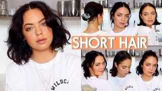 HOW I STYLE MY SHORT HAIR! (VERY EASY)