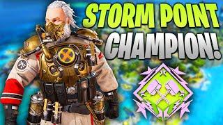 THIS IS HOW YOU PLAY CAUSTIC ON STORM POINT! | Apex Legends Season 16 Gameplay