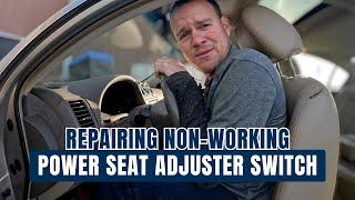 How to fix a 2009 Nissan Altima power seat controller that won't recline.