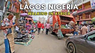 Walking in Lagos Nigeria - Africa's Most Populous City - 4K