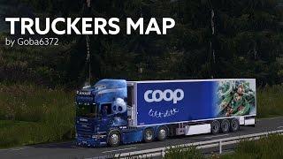 [HD] Truckers Map by Goba6372 (r43) 1 Hour of Gameplay
