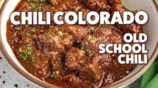 Chili Colorado Recipe (Old School Chili!)