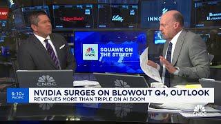 'Squawk on the Street' crew react to Nvidia's blowout quarter