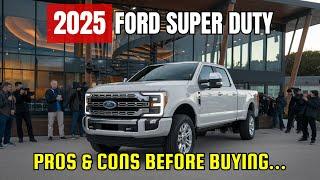 2025 Ford Super Duty: The Shocking Truth Behind Its Pros and Cons!