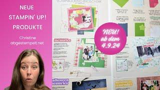 Scrapbooking Broschüre Stampin' Up! ® Produktvorstellung Bestellbar ab September 2024