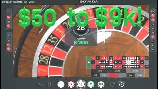 $50 into $9k Bovada Casino! Easy!