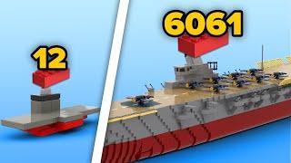 LEGO AIRCRAFT CARRIERS in Different Scales | Comparison