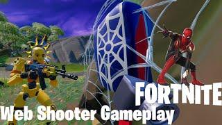 Spider-Man Web Shooter GAMEPLAY in fortnite