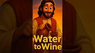 Jesus Turns Water Into Wine #watertowine #biblesongs #jesusmiracles#3d #pixar#miracles#jesus