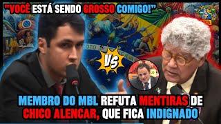 Membro do MLB bate boca com Chico Alencar, que fica indignado ao ser refutado