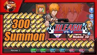 Bleach Mobile 3D global: x300 Tickets summon.🢂Получаю карту эволюции Ичиго Куросаки - Закалка🢀