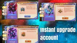 Castle clash - Instant upgrade plan account series 