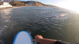 First Time Taking My New Longboard Out | Surfing POV