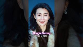 Maggie Cheung evolution from 1983 to 2024