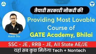 Providing Most Lovable Course of GATE ACADEMY | Amit Zarola Sir|  SSC-JE/RRB-JE/All State AE-JE