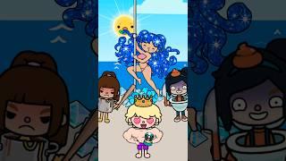 Prince choose one mermaid poor  trend #shorts #tocaboca #tocalife #tocalifeworld #tocaworld