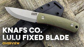 Knafs Lulu - Raw Magnacut Fixed Blade Overview