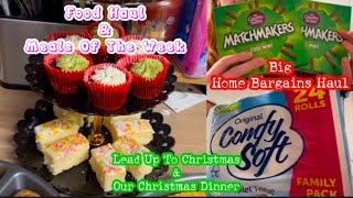 NEW Big Home Bargains Haul 8p Veg & meals of the week #haul #food #foodhaul #christmasfood