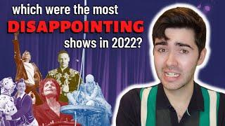 my least favourite theatre of 2022 | 10 disappointing shows I saw last year as a UK theatre critic